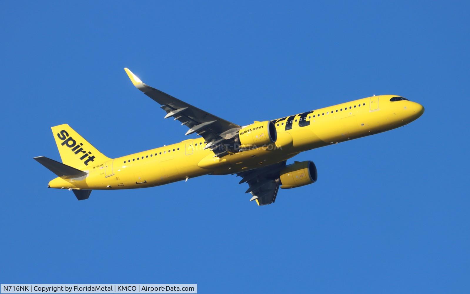 N716NK, 2024 Airbus A321-271NX C/N 11880, NKS A321N zx mco-msy