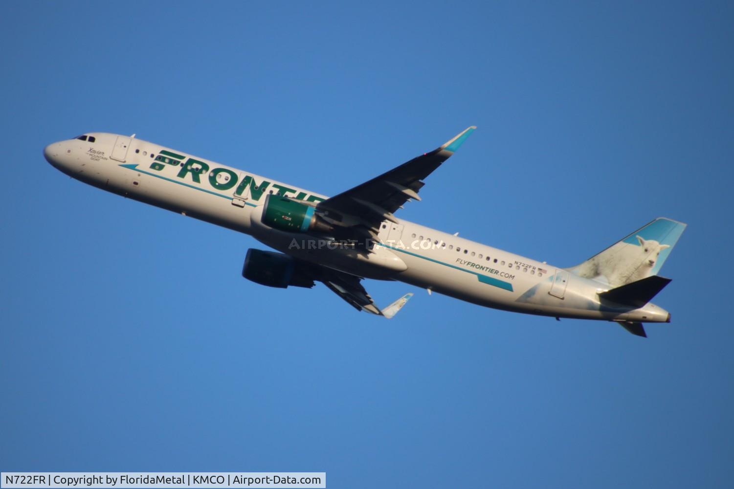 N722FR, 2018 Airbus A321-211 C/N 8579, FFT A321 Xavier zx mco-sat