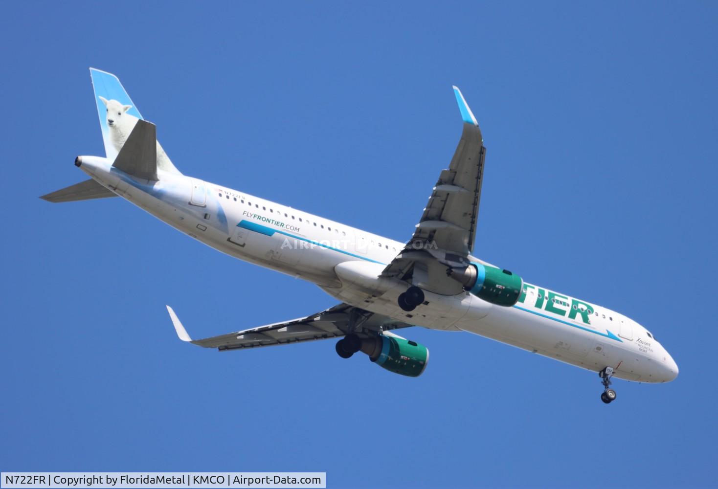N722FR, 2018 Airbus A321-211 C/N 8579, FFT A321 Xavier zx cle-mco