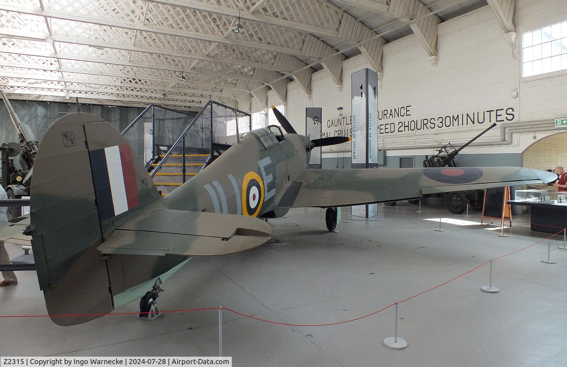 Z2315, Hawker Hurricane IIB C/N Not found Z2315, Hawker Hurricane II B at the IWM and other collections, Duxford