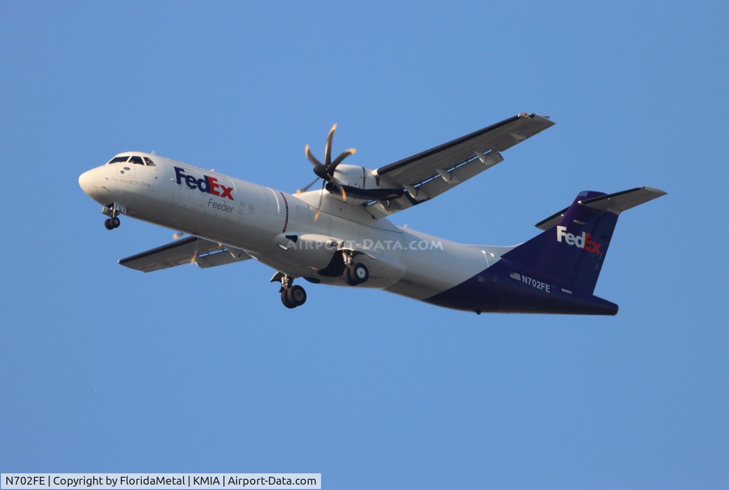 N702FE, 2021 ATR ATR 72-600F C/N 1681, FDX ATR 72 zx sal,mslp-mia