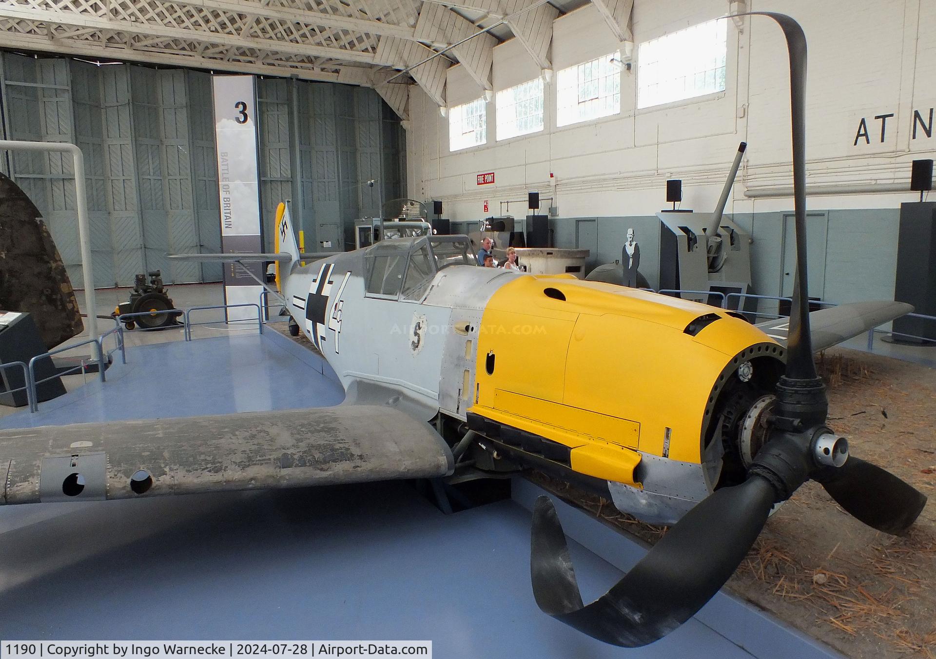 1190, Messerschmitt Bf-109E-3 C/N 1190, Messerschmitt Bf 109E-3 at the IWM and other collections, Duxford
