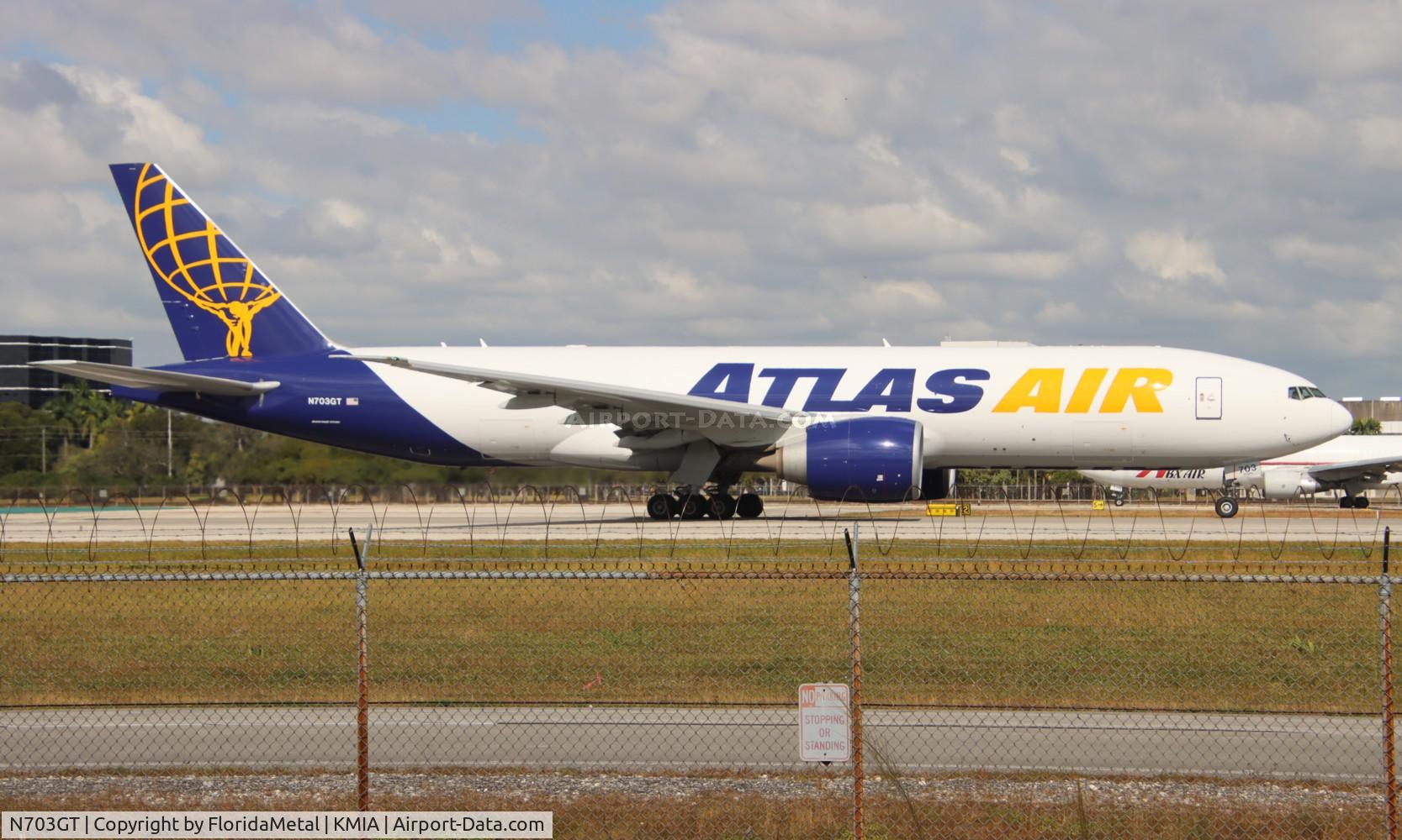 N703GT, 2012 Boeing 777-F6N C/N 41518, GTI 777-200LRF zx mia-anc