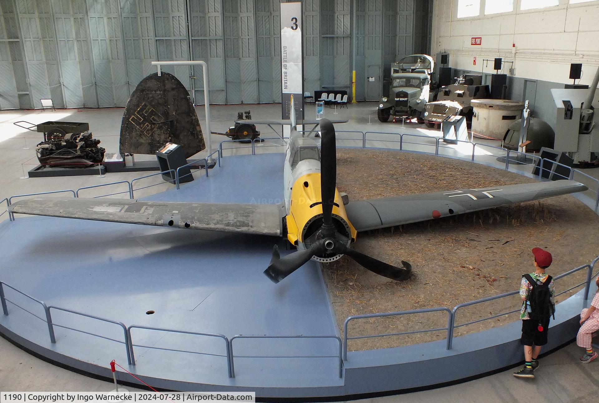 1190, Messerschmitt Bf-109E-3 C/N 1190, Messerschmitt Bf 109E-3 at the IWM and other collections, Duxford