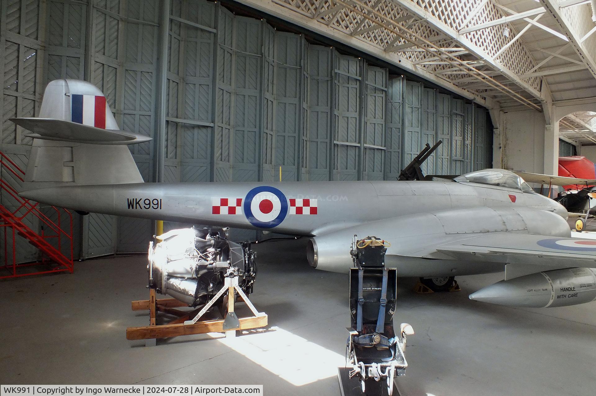 WK991, Gloster Meteor F.8 C/N Not found Wk991, Gloster Meteor F8 at the IWM and other collections, Duxford