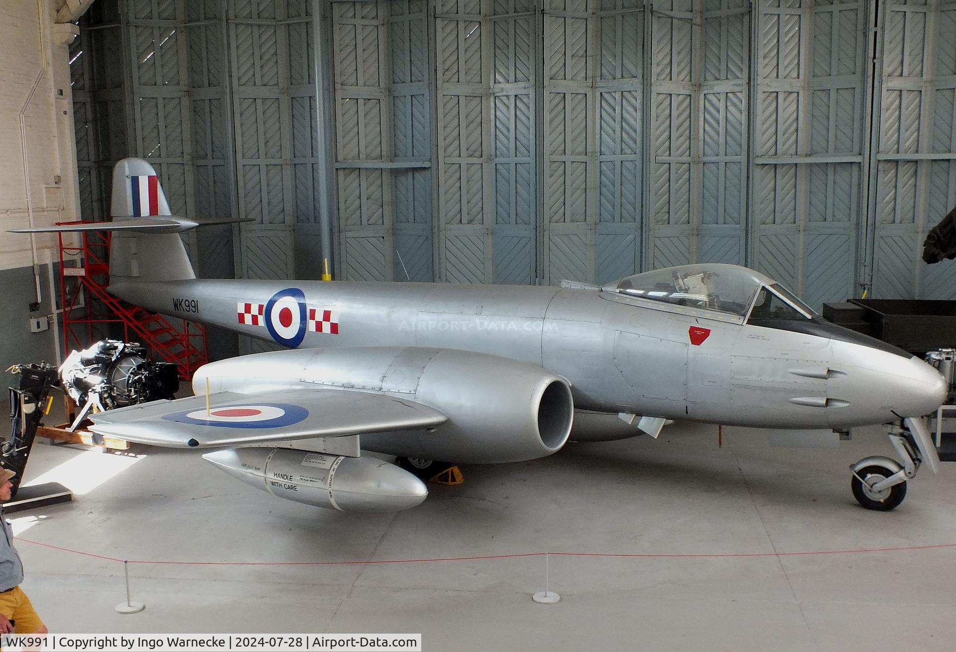 WK991, Gloster Meteor F.8 C/N Not found Wk991, Gloster Meteor F8 at the IWM and other collections, Duxford