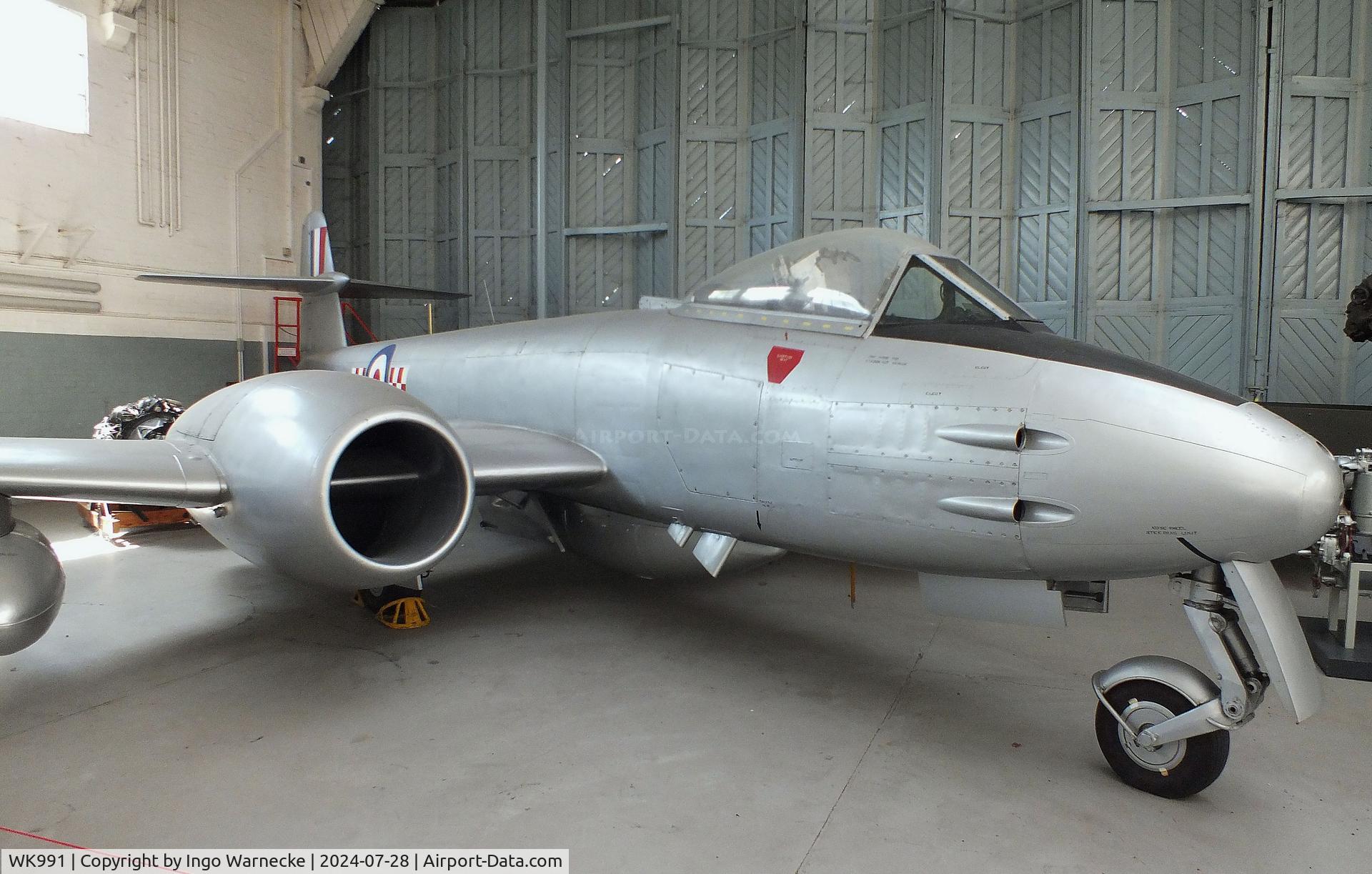 WK991, Gloster Meteor F.8 C/N Not found Wk991, Gloster Meteor F8 at the IWM and other collections, Duxford