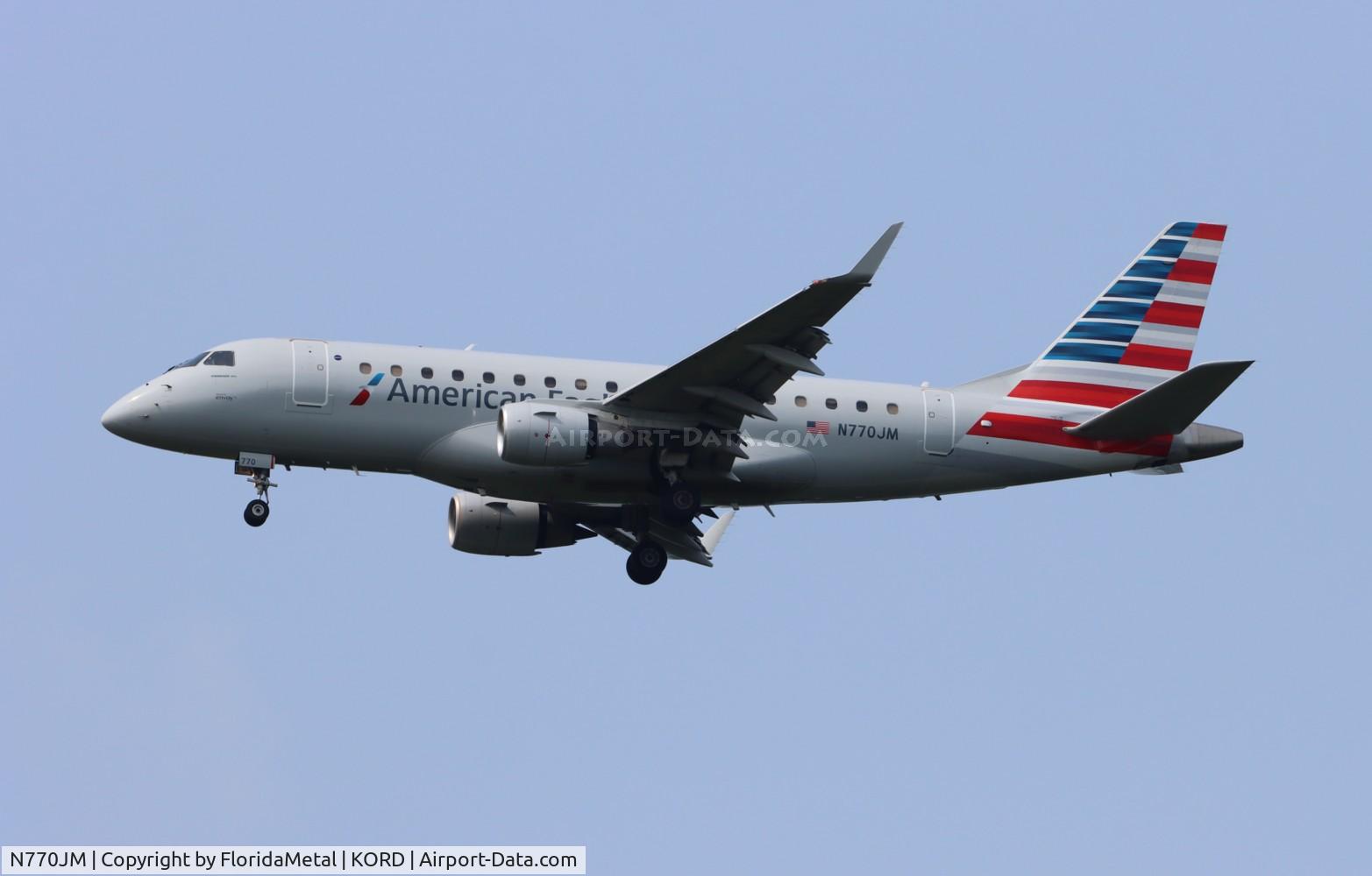 N770JM, 2004 Embraer 170LR (ERJ-170-100LR) C/N 17000025, ENY/AE E170 zx cmi-ord