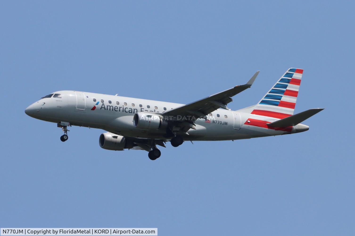 N770JM, 2004 Embraer 170LR (ERJ-170-100LR) C/N 17000025, ENY/AE E170 zx mci-ord
