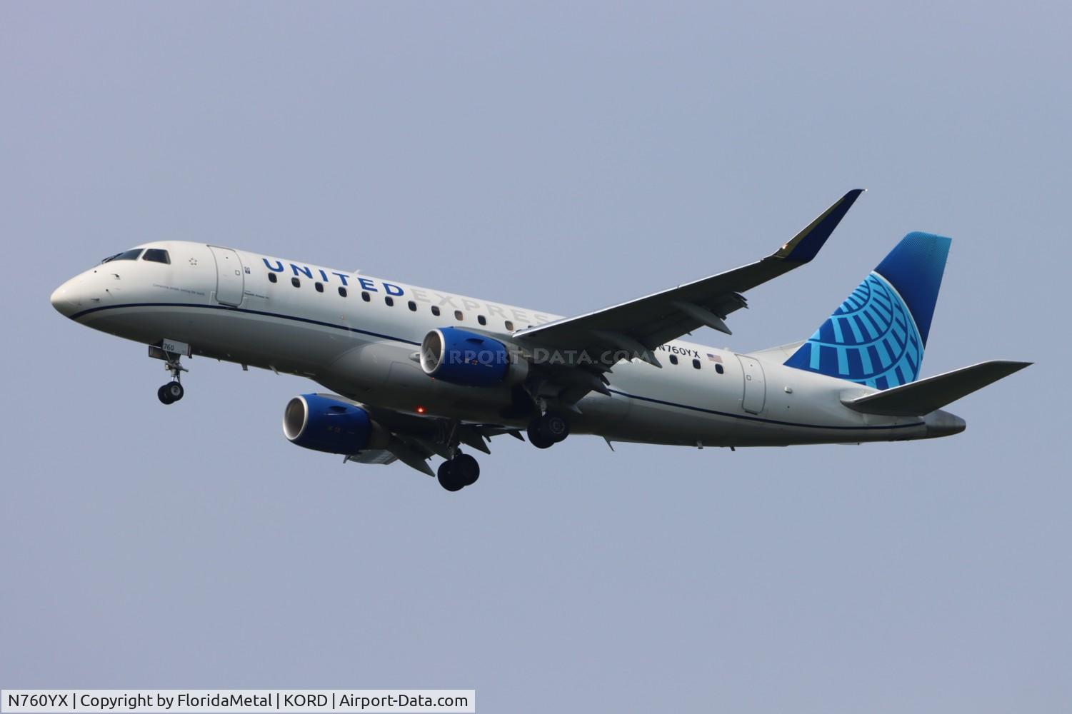N760YX, 2023 EMBRAER S A ERJ 170-200 LR C/N 17000937, RPA/UE E175 zx stl-ord