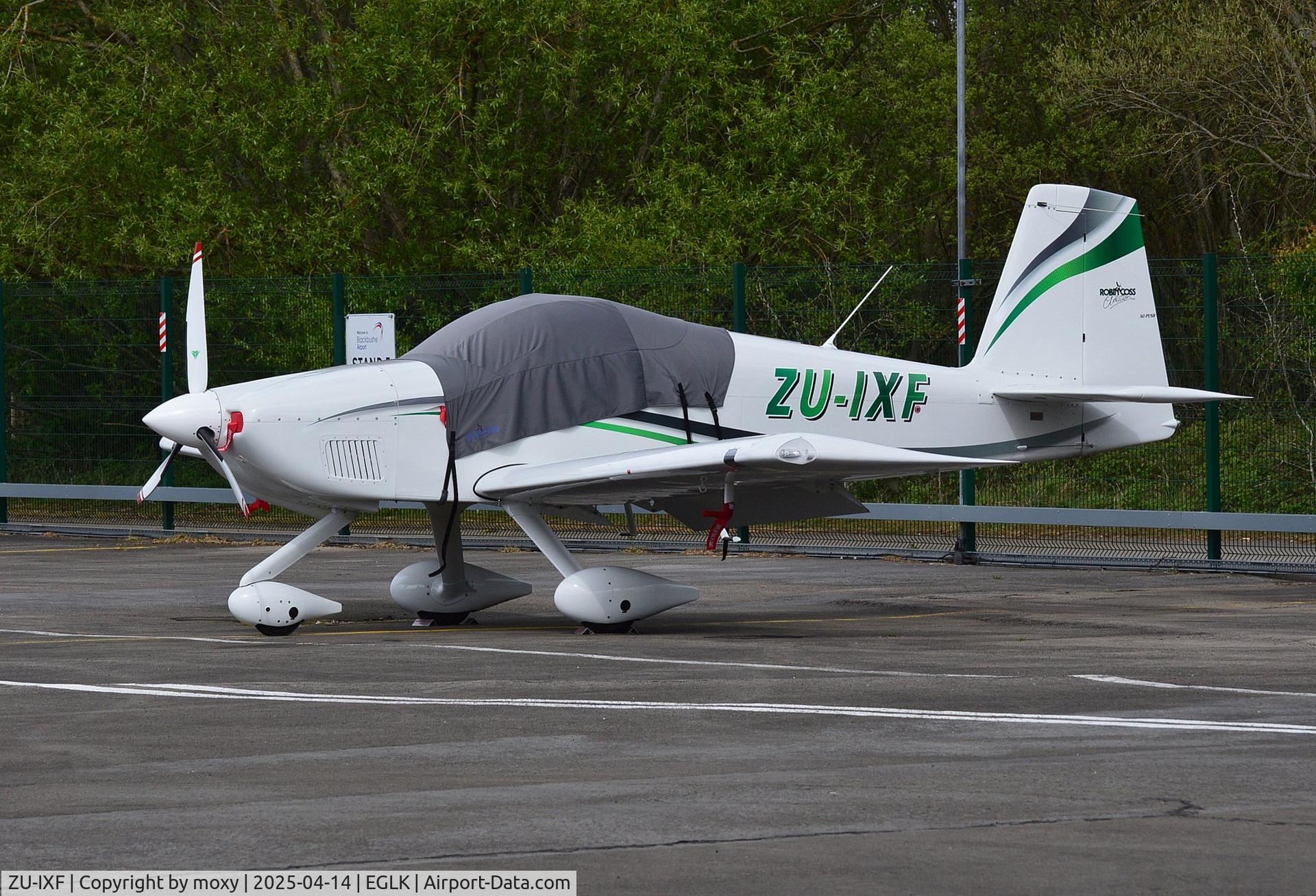 ZU-IXF, 2023 VANS RV-9A C/N 93242, Vans RV-9A at Blackbushe. Diesel powered. Arrived from Frederichshafen.