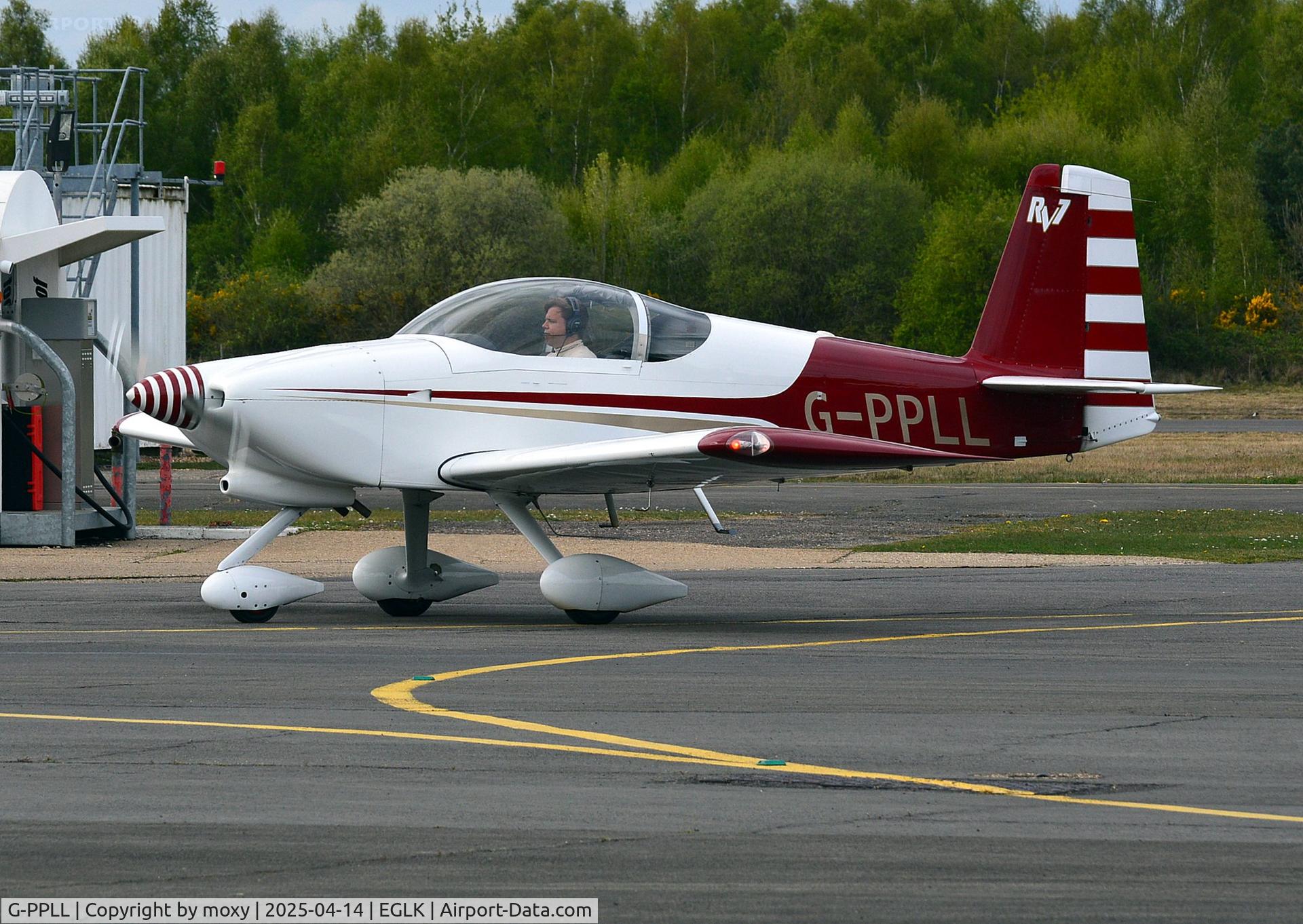 G-PPLL, 2007 Vans RV-7A C/N PFA 323-14240, Vans RV-7A at Blackbushe.
