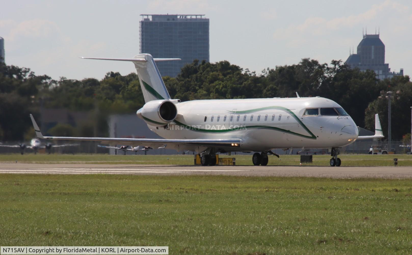 N715AV, 1996 Canadair CRJ-100ER (CL-600-2B19) C/N 7158, private CRJ zx 