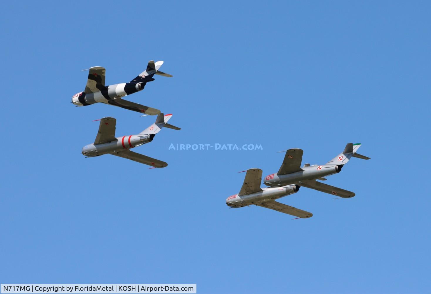 N717MG, 1957 PZL-Mielec Lim-5 (MiG-17F) C/N 1C1210, OSH 24 zx
