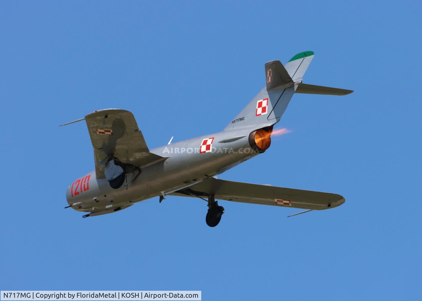 N717MG, 1957 PZL-Mielec Lim-5 (MiG-17F) C/N 1C1210, Mig-17 zx