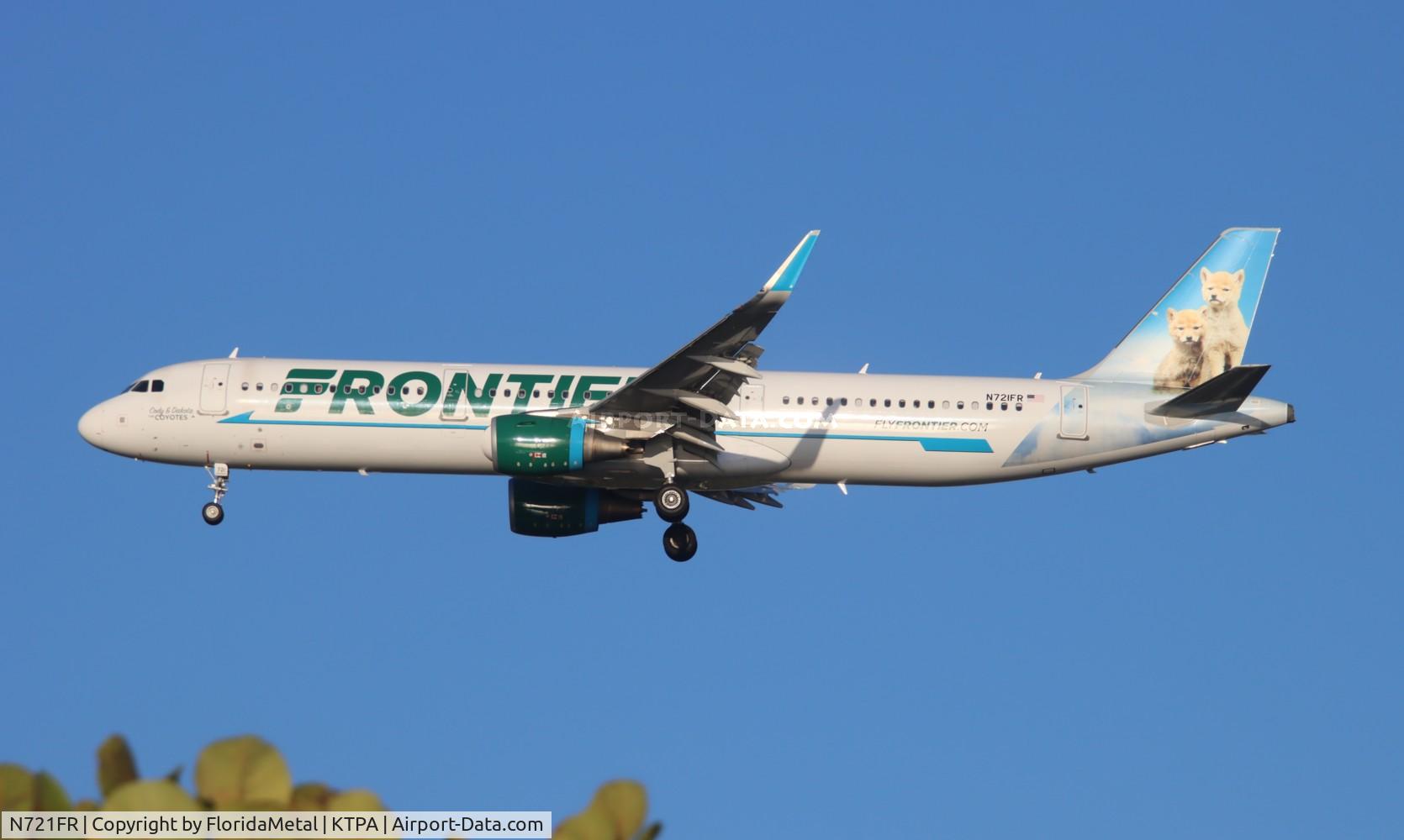 N721FR, 2017 Airbus A321-211 C/N 7884, FFT A321 Cody and Dakota zx den-tpa