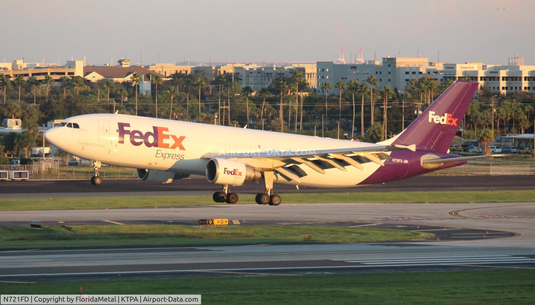 N721FD, 1988 Airbus A300B4-622R C/N 477, FDX A300 zx mem-tpa