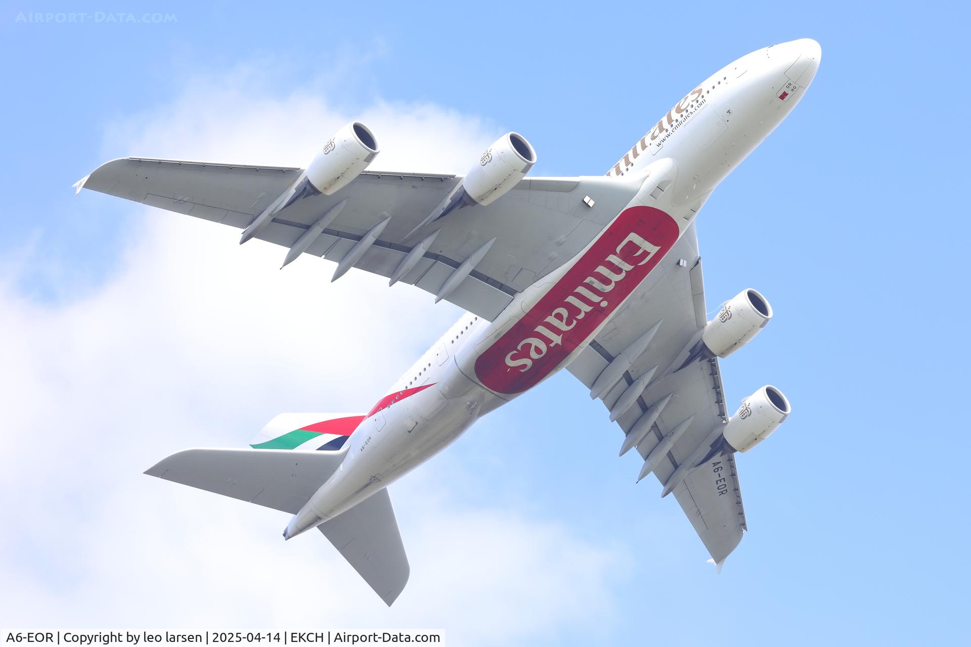 A6-EOR, 2015 Airbus A380-861 C/N 202, Copenhagen 14.4.2025