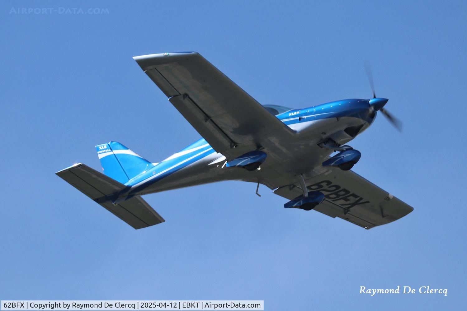 62BFX, BRM Aero XL8 Bristell C/N not found 62BFX, Taking off from Kortrijk Airport.