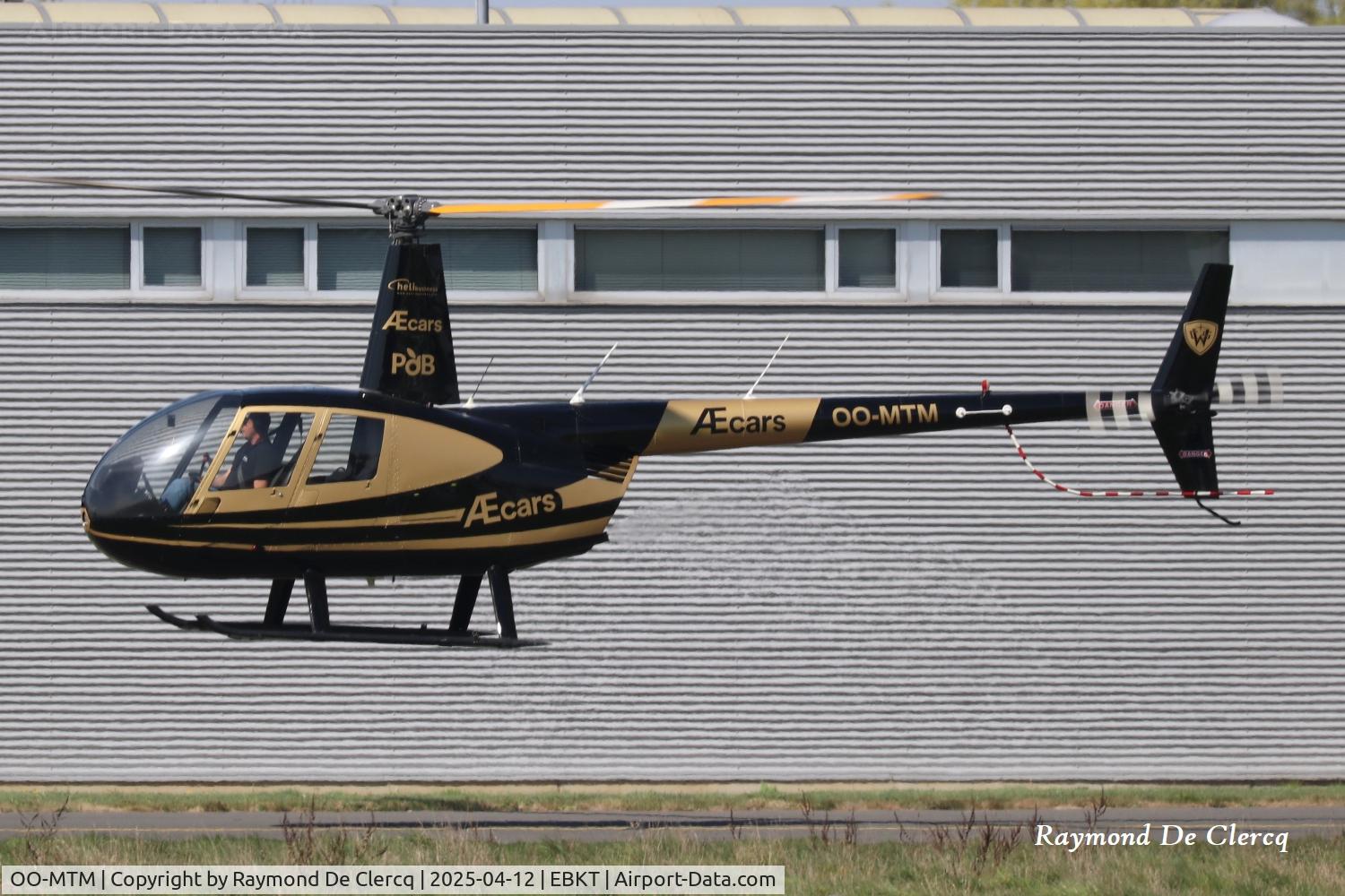 OO-MTM, 2006 Robinson R44 Raven II C/N 11420, OO-MTM  new owner, new livery.