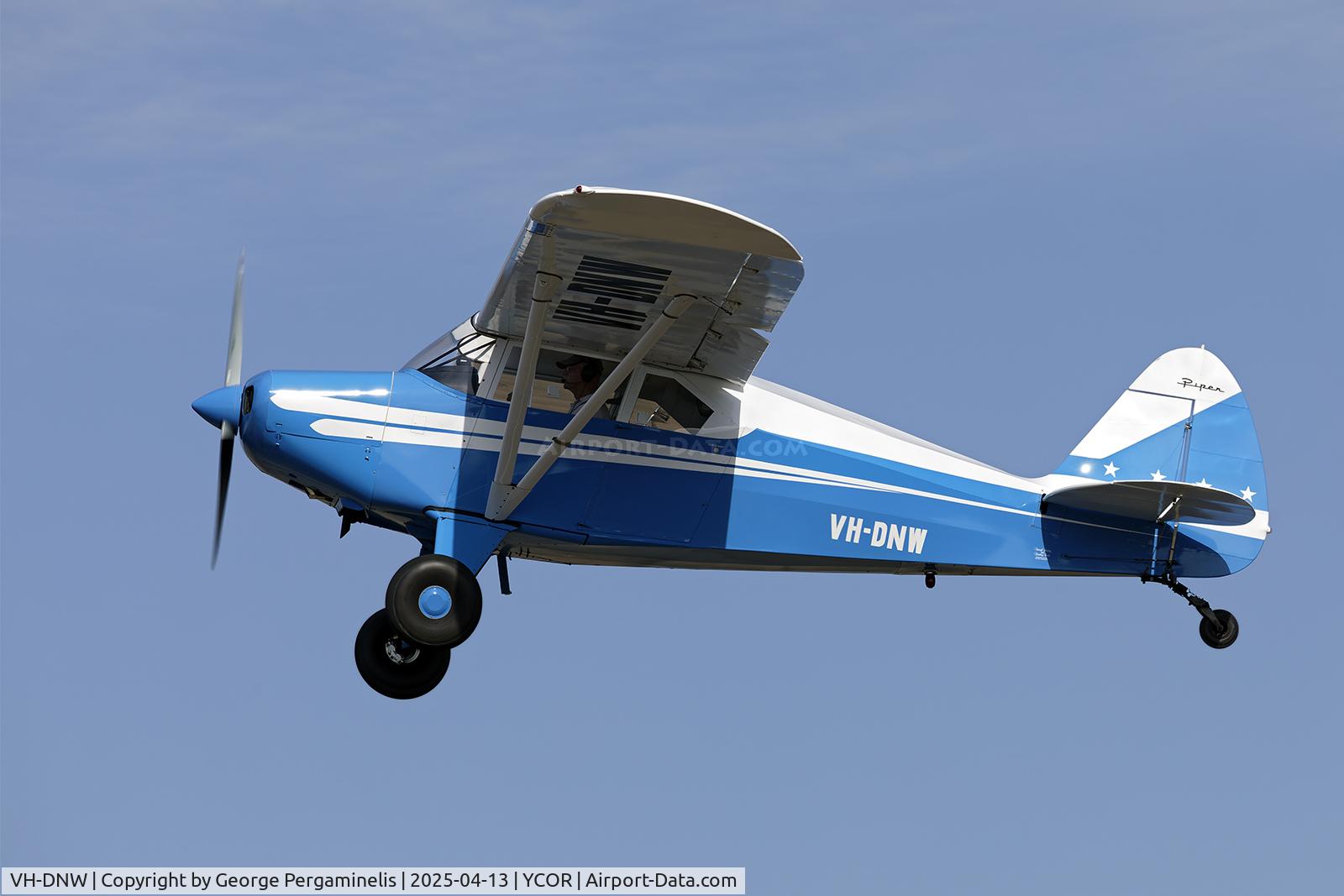 VH-DNW, 1957 Piper PA-22-150 Tri-Pacer C/N 22-5449, Antique Aeroplane Association of Australia National Fly-in 2025.