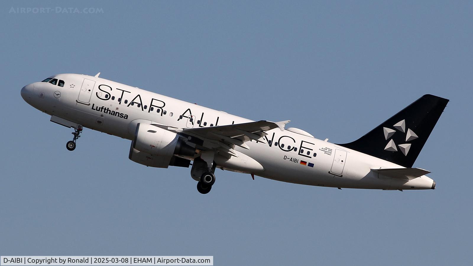 D-AIBI, 2012 Airbus A319-112 C/N 5284, at eham