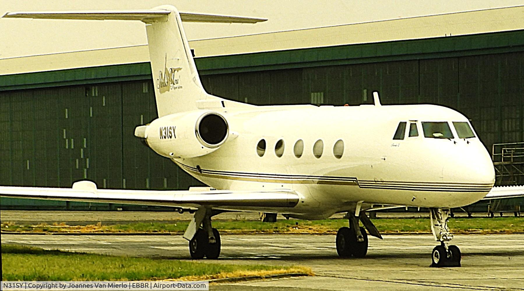 N31SY, 1987 Grumman G-1159 Gulfstream II C/N 169, ex-slide