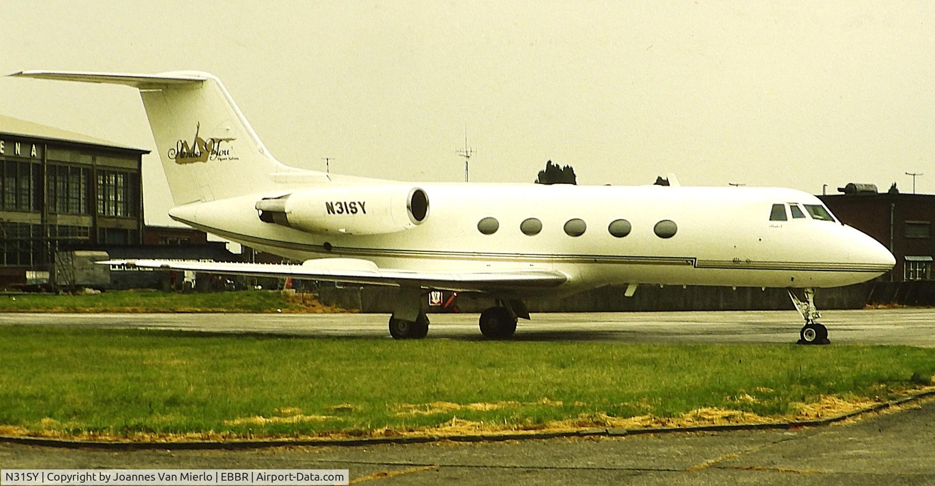 N31SY, 1987 Grumman G-1159 Gulfstream II C/N 169, ex-slide