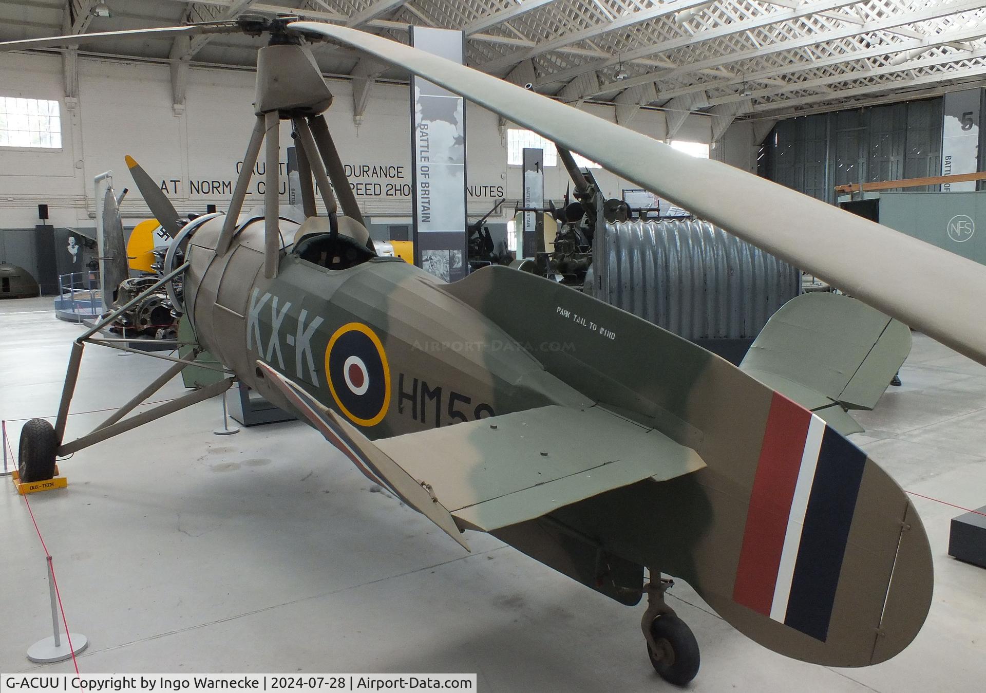 G-ACUU, 1934 Avro 671 Rota I (Cierva C-30A) C/N 726, Avro 671 (Cierva C-30A) Rota I at the IWM and other collections, Duxford