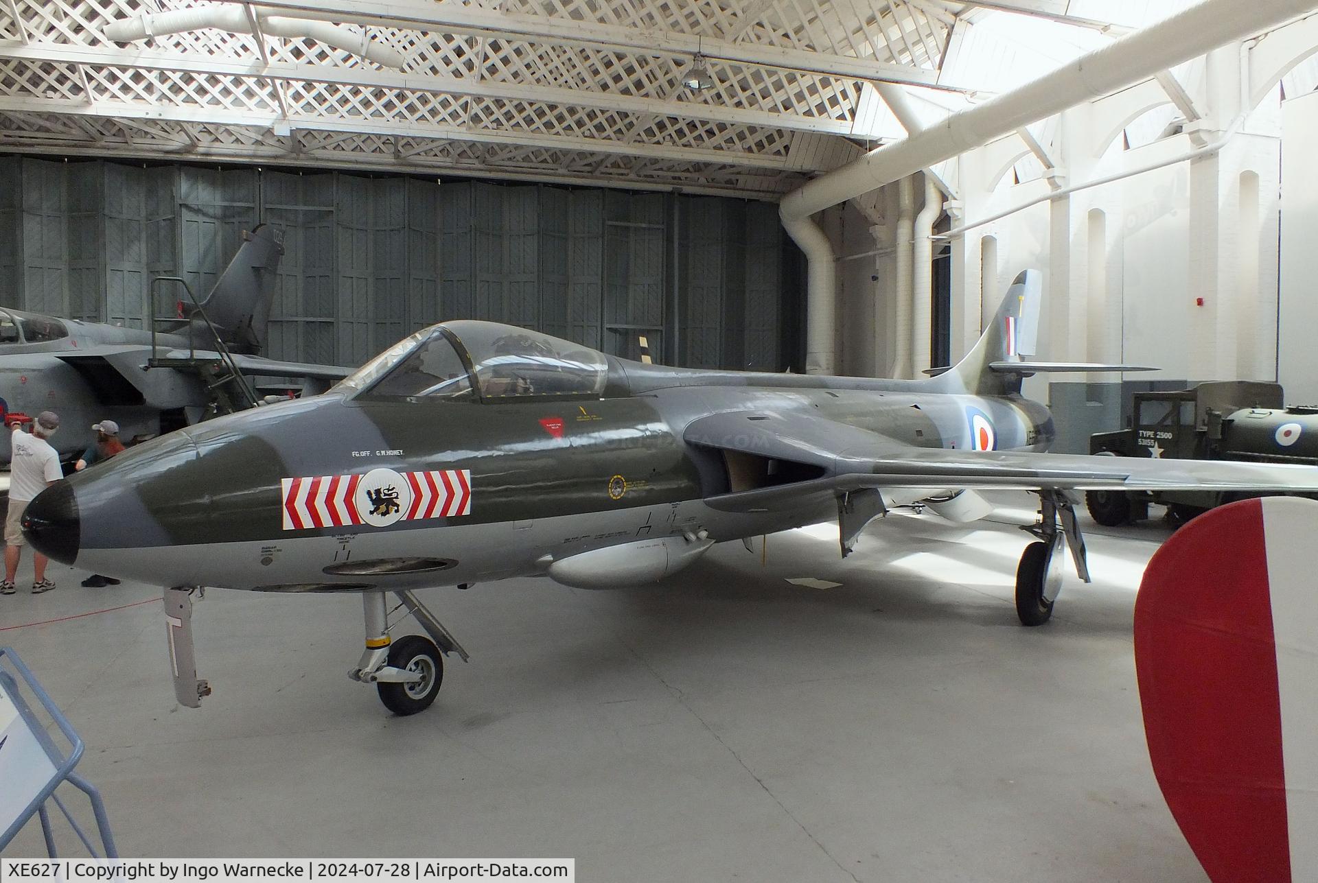 XE627, 1956 Hawker Hunter F.6A C/N 41H/679979, Hawker Hunter F6A at the IWM and other collections, Duxford