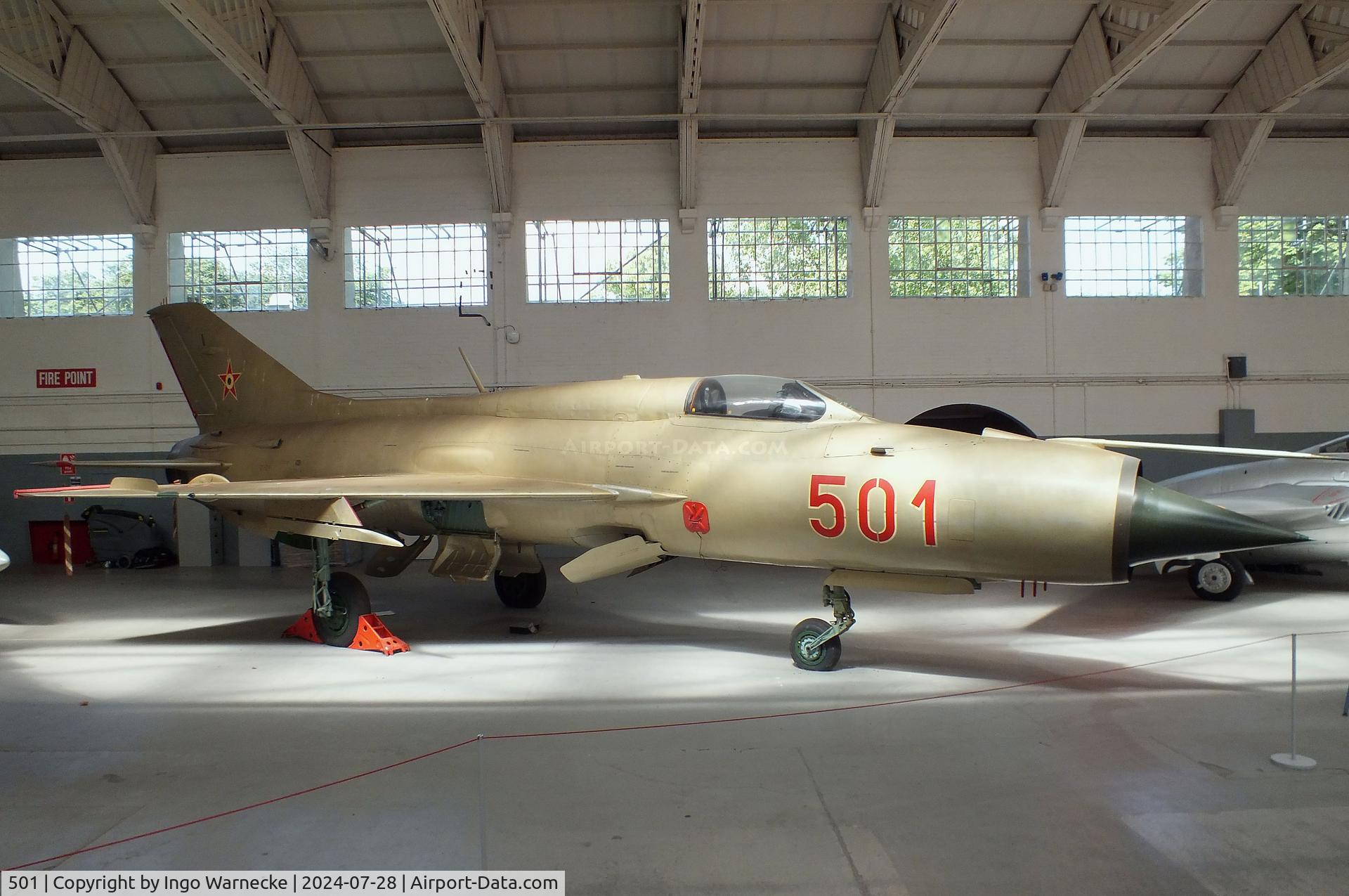 501, 1964 Mikoyan-Gurevich MiG-21PF C/N 760501, Mikoyan i Gurevich MiG-21PF FISHBED-D at the IWM and other collections, Duxford