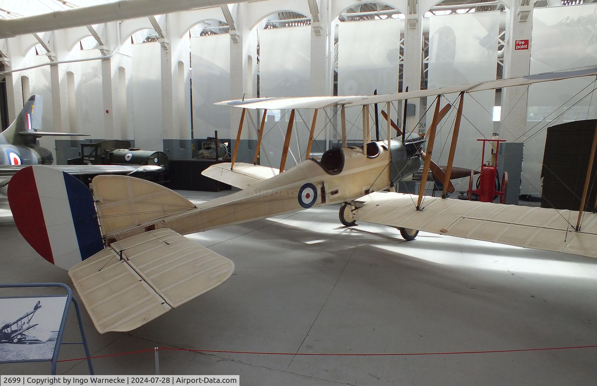 2699, Royal Aircraft Factory BE-2c C/N Not found 2699, Royal Aircraft Factory B.E.2C  at the IWM and other collections, Duxford