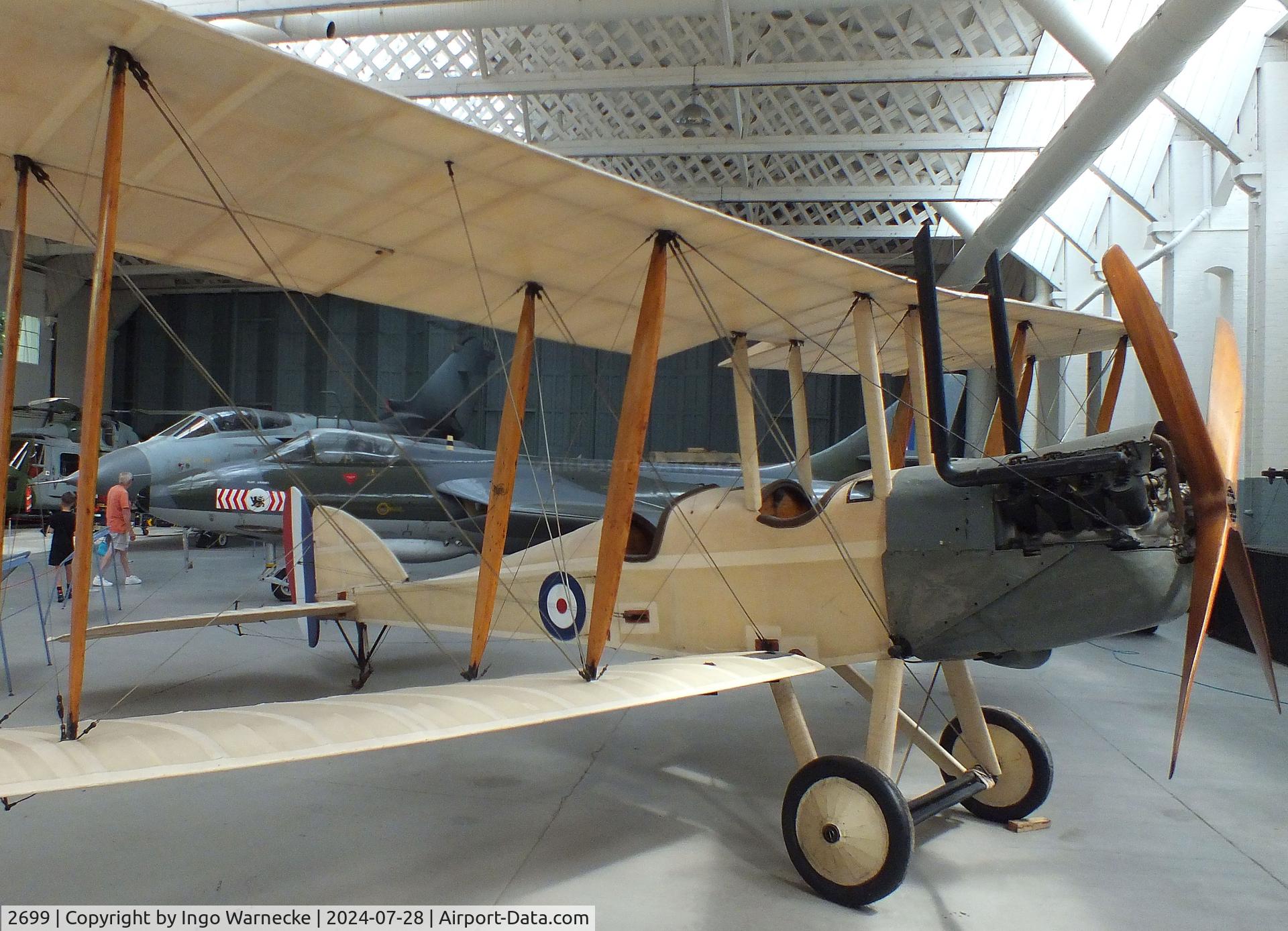 2699, Royal Aircraft Factory BE-2c C/N Not found 2699, Royal Aircraft Factory B.E.2C  at the IWM and other collections, Duxford