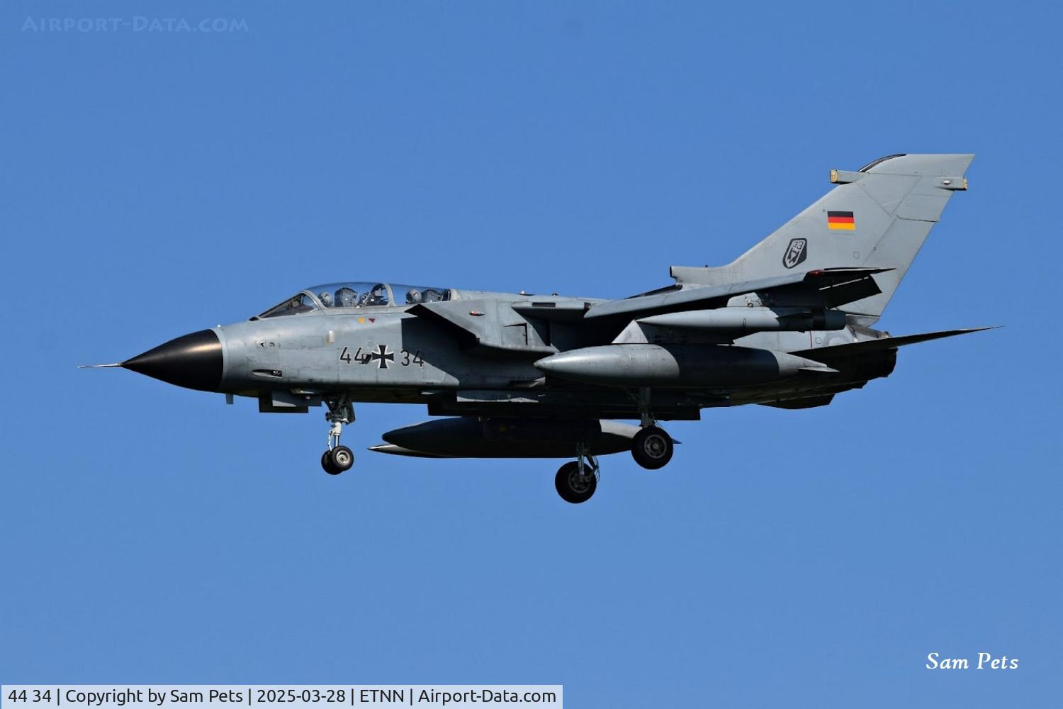 44 34, Panavia Tornado IDS C/N 340/GS095/4134, At Nörvenich.