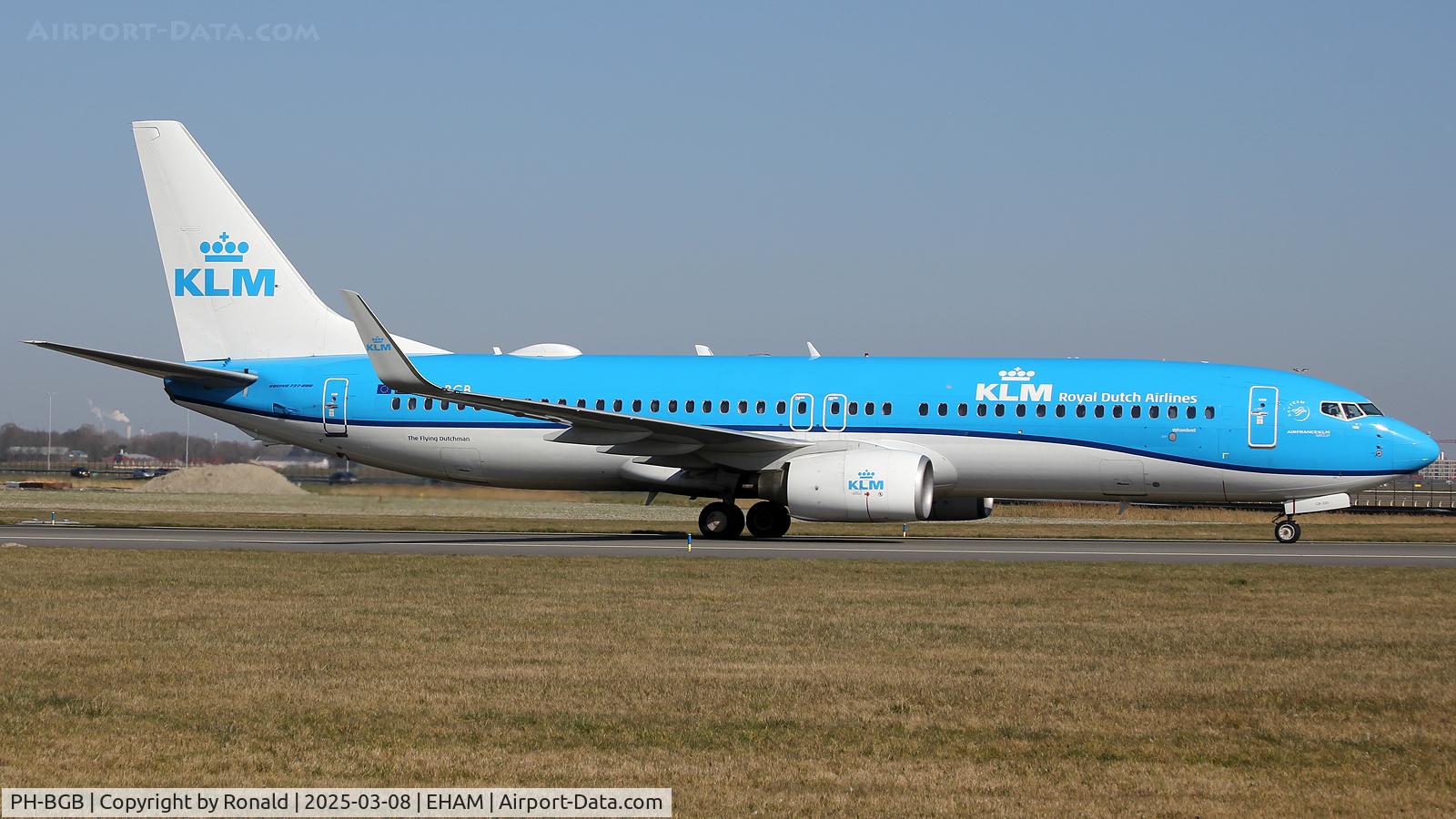 PH-BGB, 2008 Boeing 737-8K2 C/N 37594, at eham