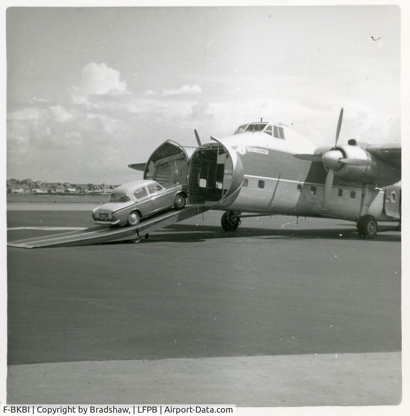 F-BKBI, Bristol 170 Freighter Mk.32 C/N 13213, Taken, I believe at Le Bourget, probably mid-1960s.
