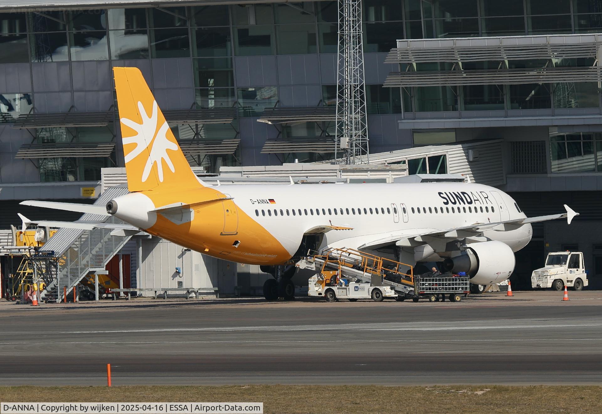 D-ANNA, 2007 Airbus A320-214 C/N 3289, Terminal 2