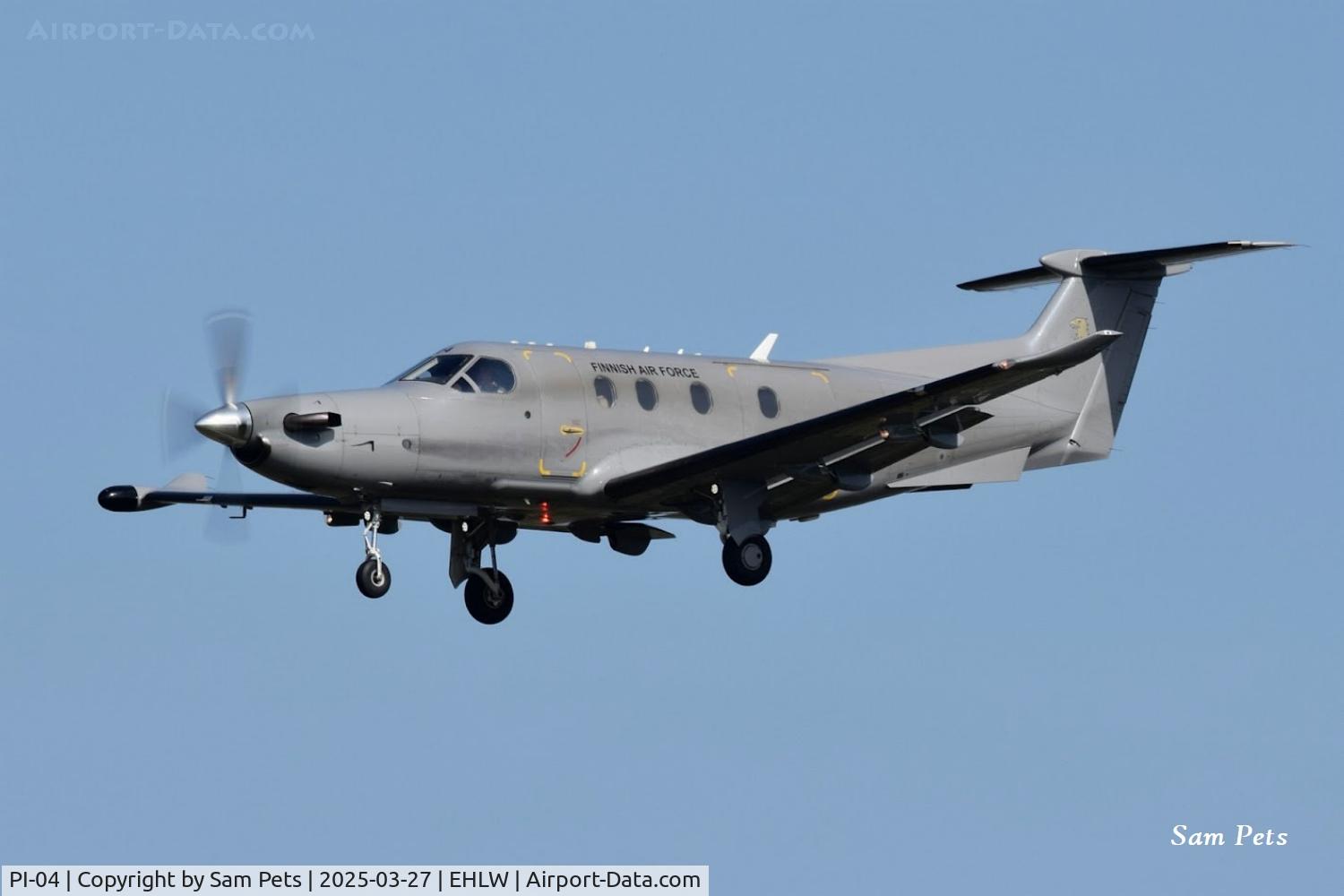 PI-04, 2010 Pilatus PC-12/47E C/N 1215, Arrival at Ramstein Flag Leeuwarden.