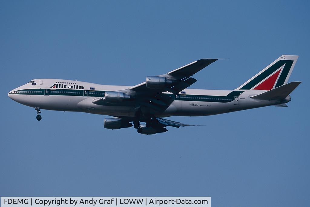 I-DEMG, 1981 Boeing 747-243B C/N 22510, Alitalia 747-200