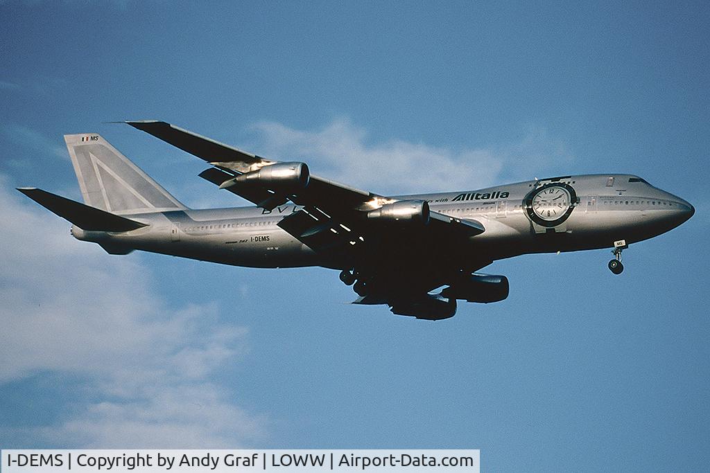 I-DEMS, 1983 Boeing 747-243B C/N 22969, Alitalia 747-200