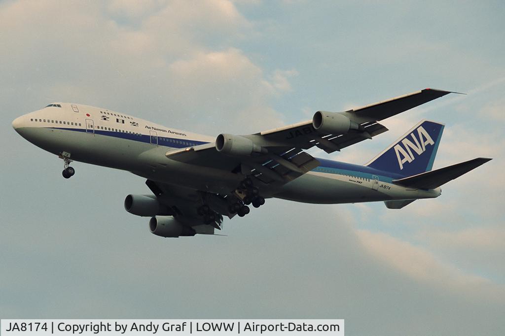 JA8174, 1986 Boeing 747-281B C/N 23501, ANA 747-200