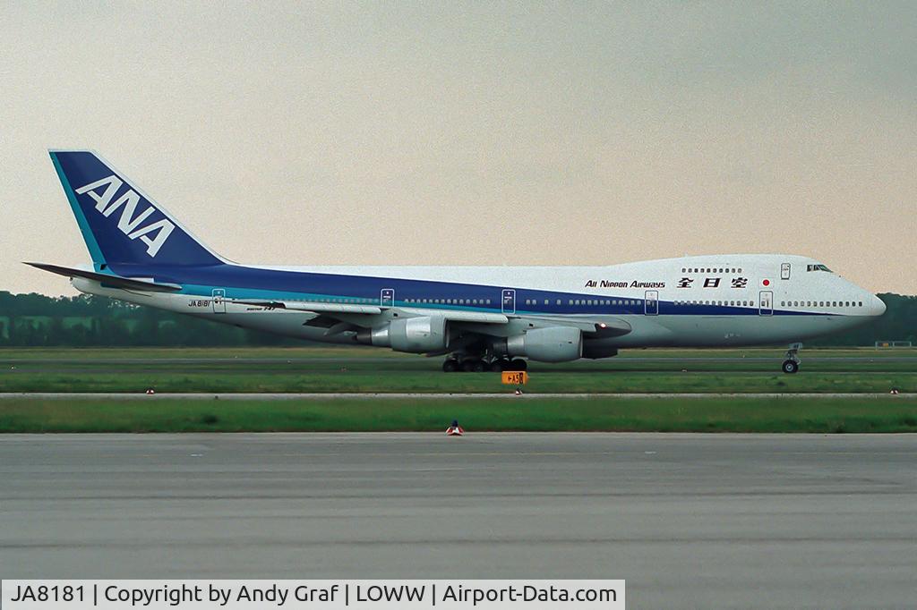JA8181, 1986 Boeing 747-281B C/N 23698, ANA 747-200