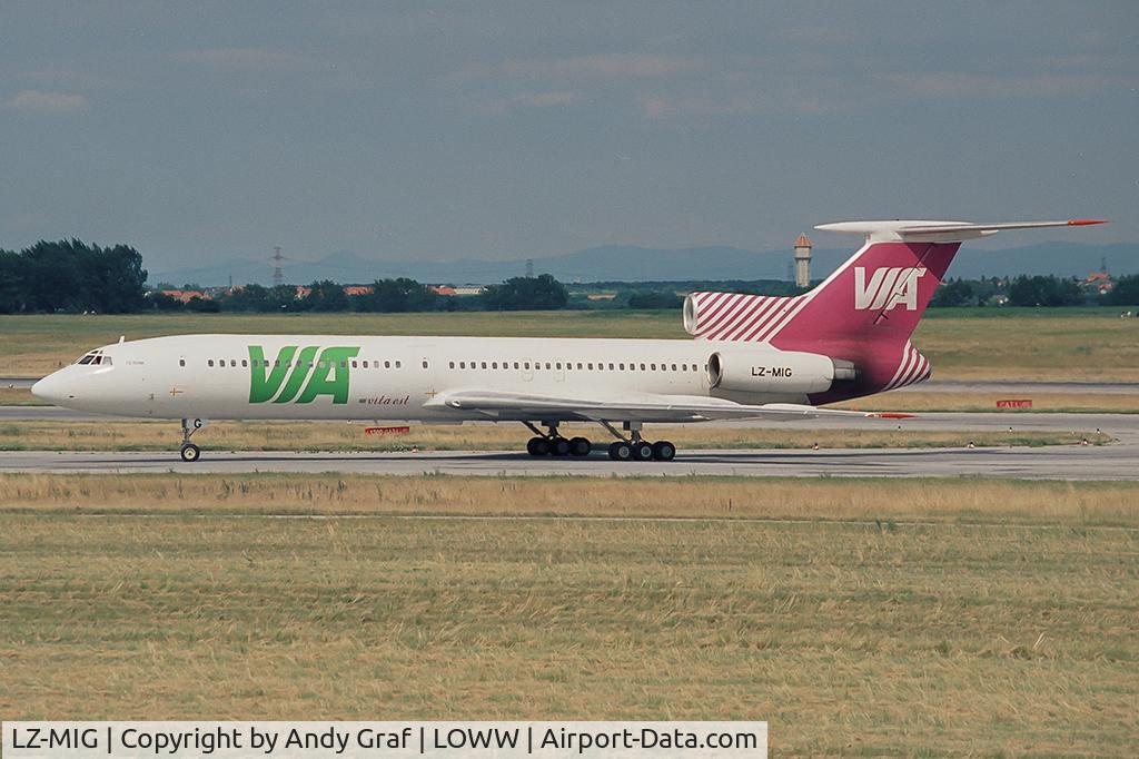 LZ-MIG, 1990 Tupolev Tu-154M C/N 90A840, Air Via Tu154M