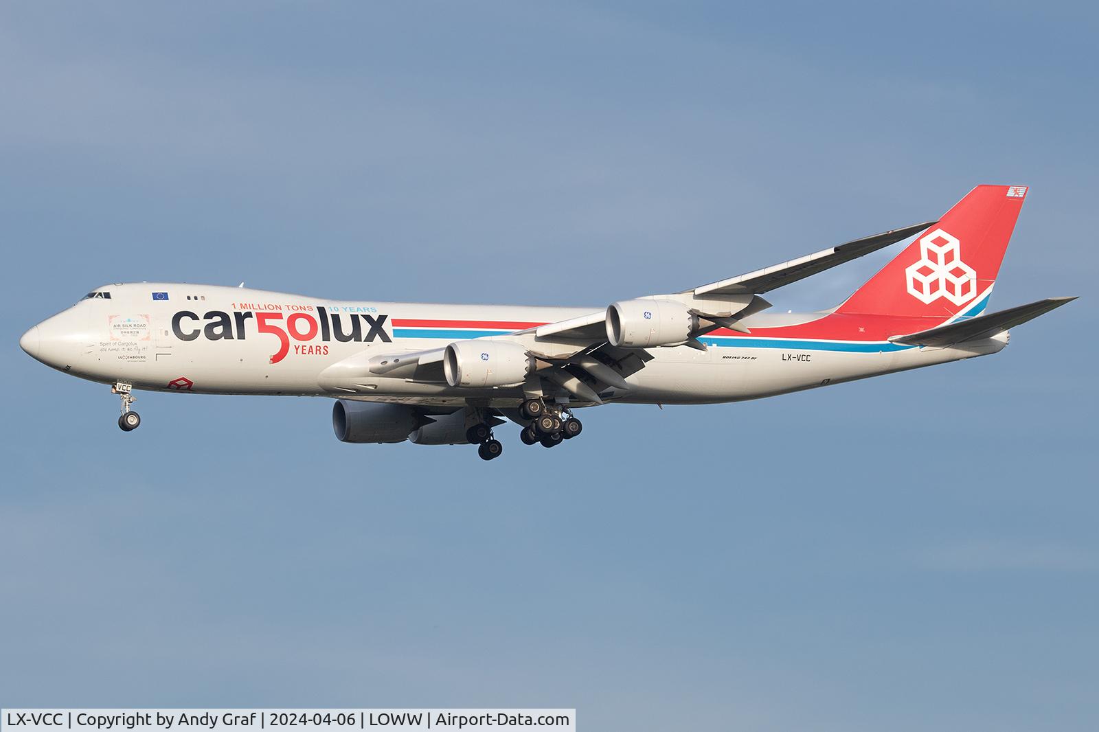 LX-VCC, 2010 Boeing 747-8R7F C/N 35807, Cargolux 747-8F