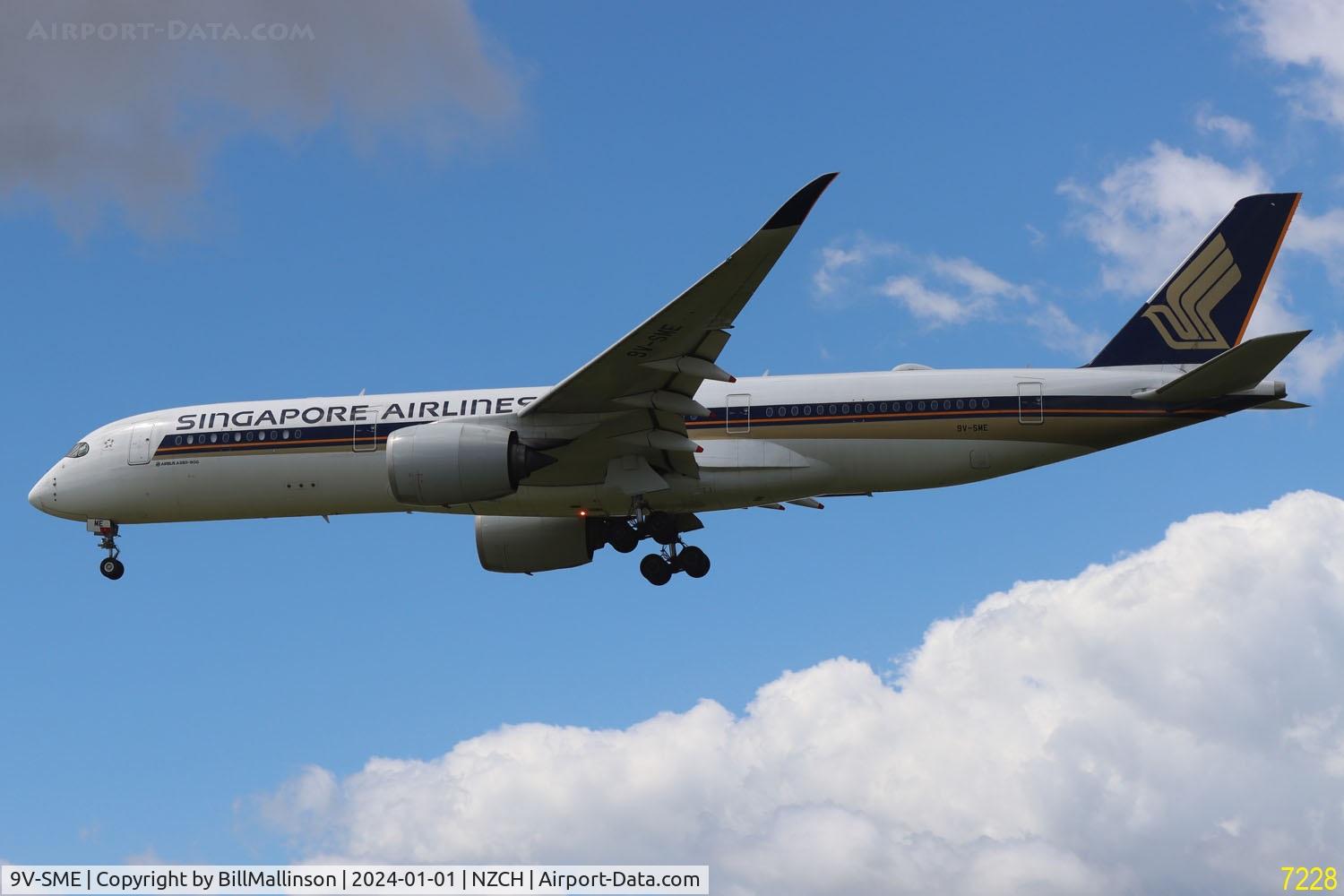 9V-SME, 2016 Airbus A350-941 C/N 041, SQ297 from SIN