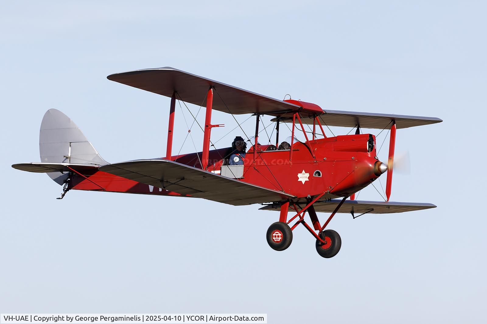VH-UAE, 1925 De Havilland DH.60G Gipsy Moth C/N 192, Antique Aeroplane Association of Australia National Fly-in 2025.