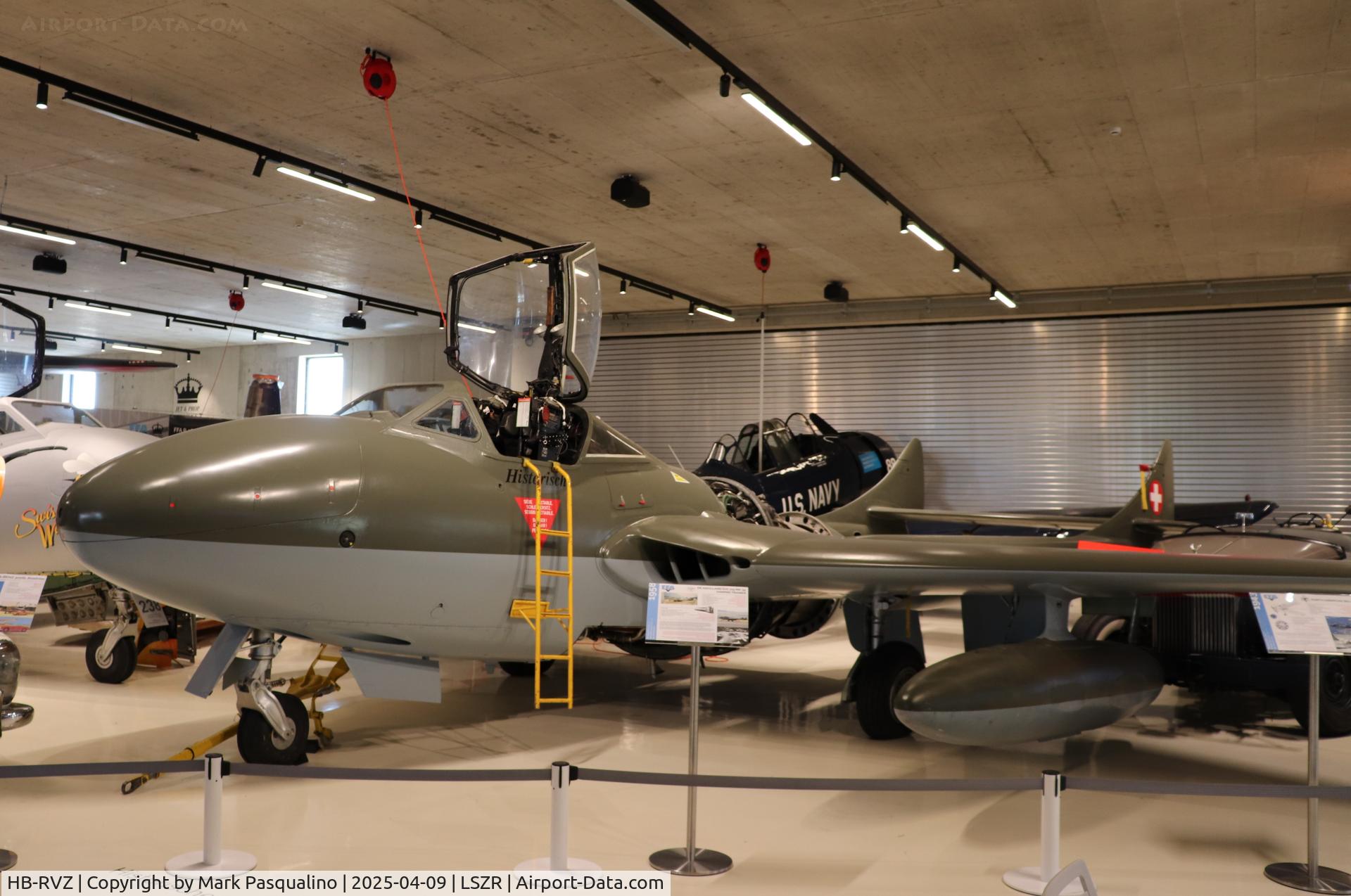 HB-RVZ, 1958 De Havilland DH-115 Vampire T.55 C/N 972, De Havilland DH-115 Vampire T.55