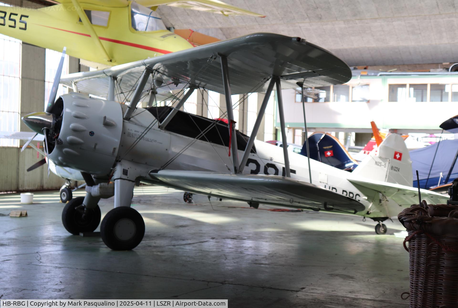 HB-RBG, 1940 Boeing PT-13D Kaydet (E75) C/N 75-5346, Stearman