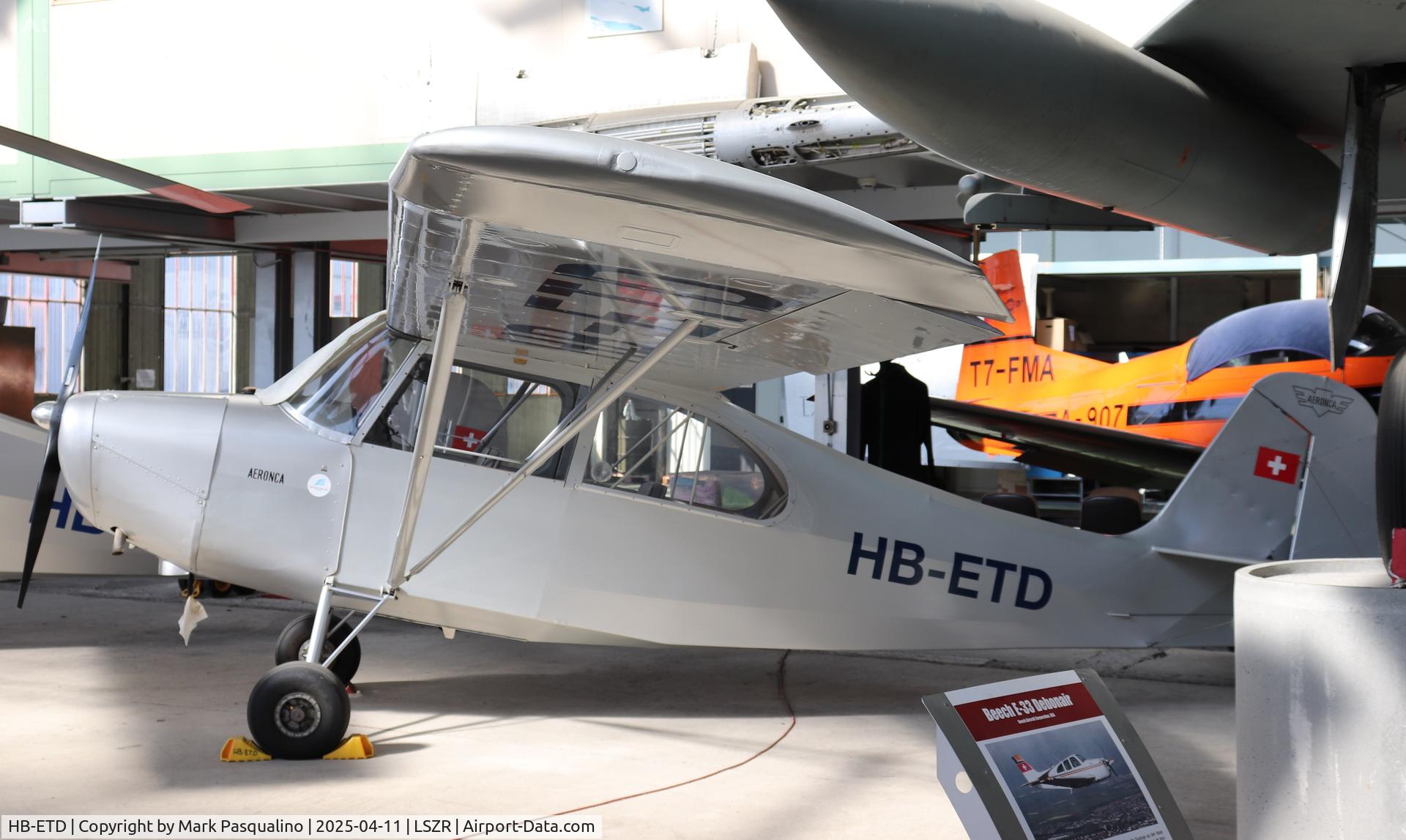 HB-ETD, 1946 Bellanca CHAMPION 7BCM C/N 7AC-3490, Aeronca 7AC