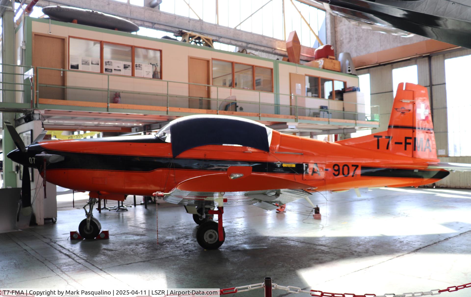 T7-FMA, 1982 Pilatus PC-7 Turbo-Trainer C/N 315, Pilatus PC-7 Turbo-Trainer